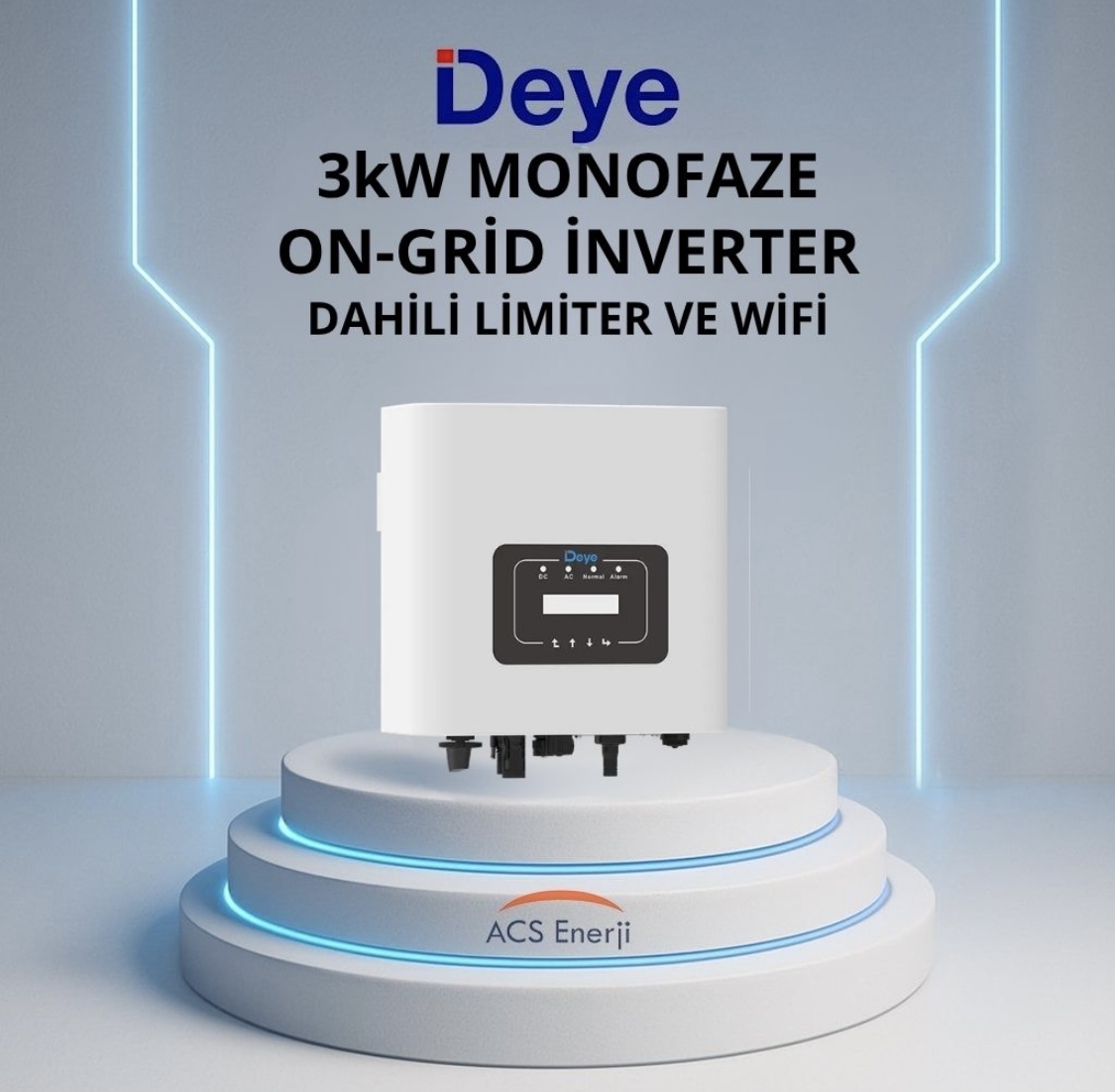 Deye 3kW Monofaze On-Grid İnverter