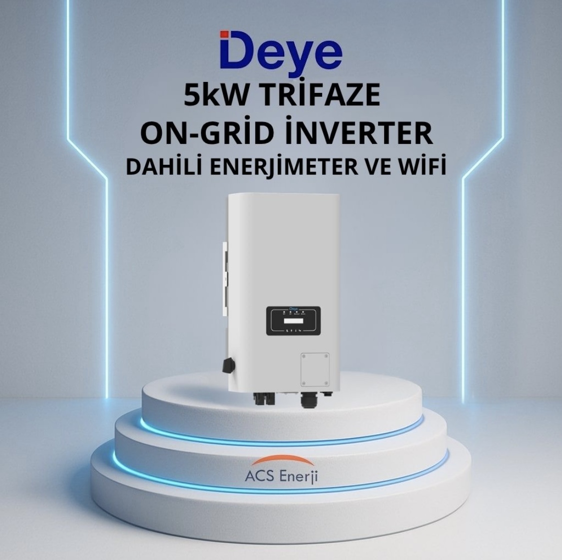 Deye 5kW Trifaze On-Grid İnverter