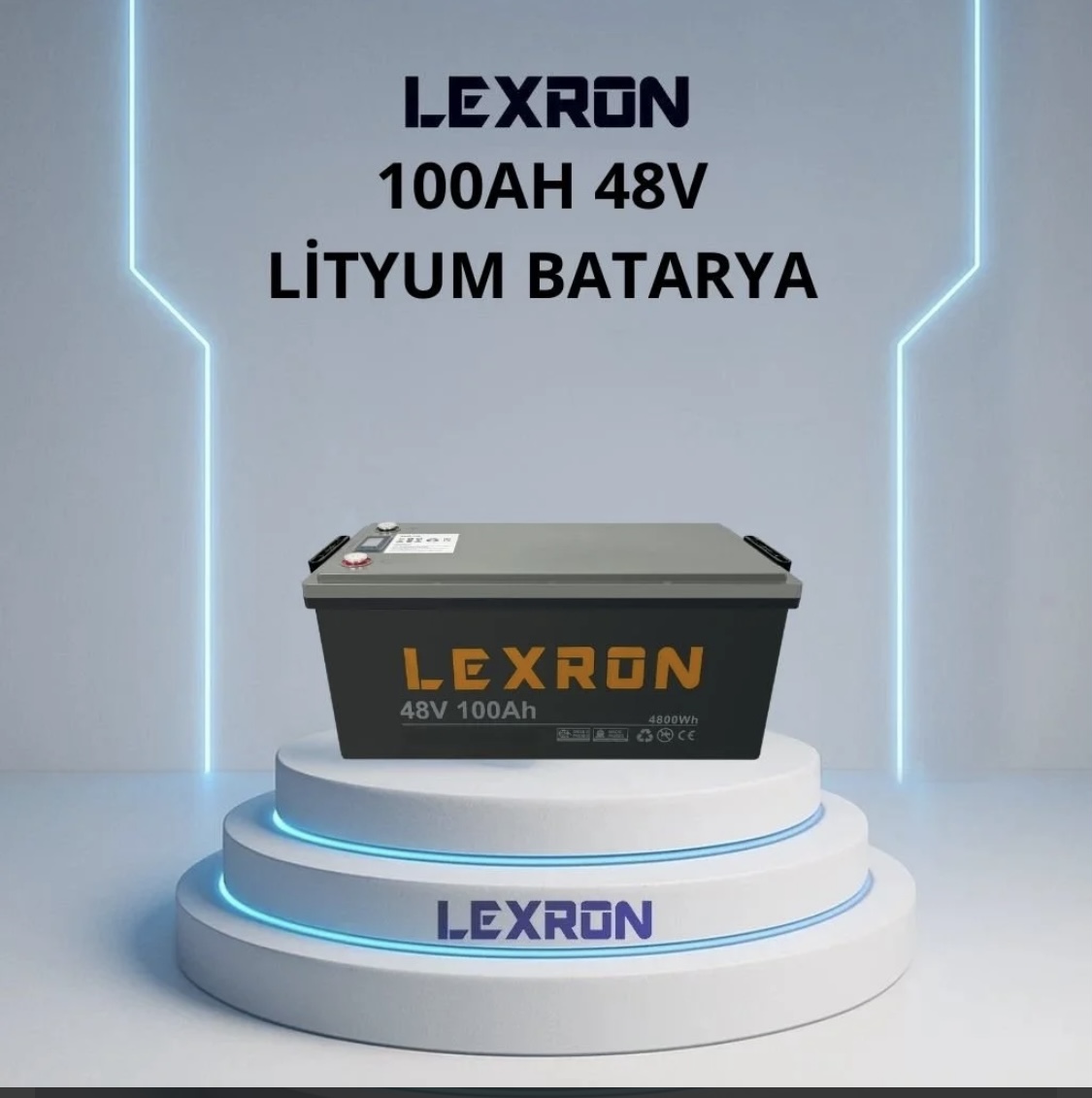 Lexron 100 Ah 48 V Lityum Batarya