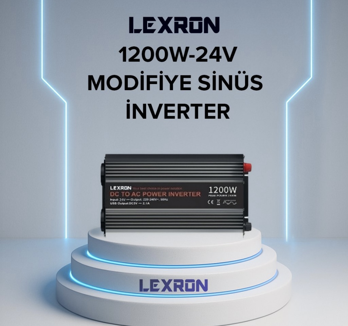 Lexron 1200w 24 V Modifiye Sinus Inverter