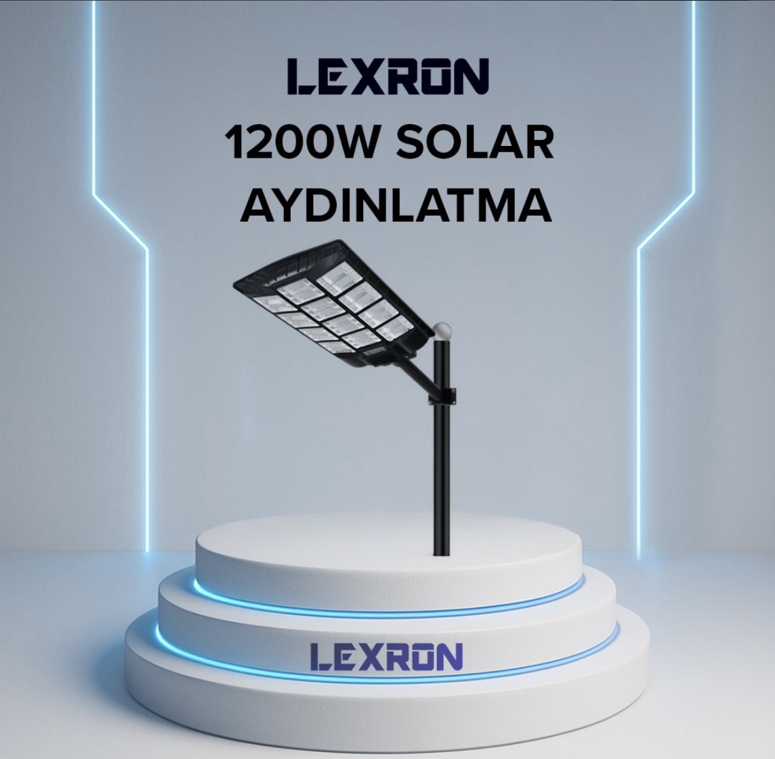 Lexron 1200w Solar Aydinlatma