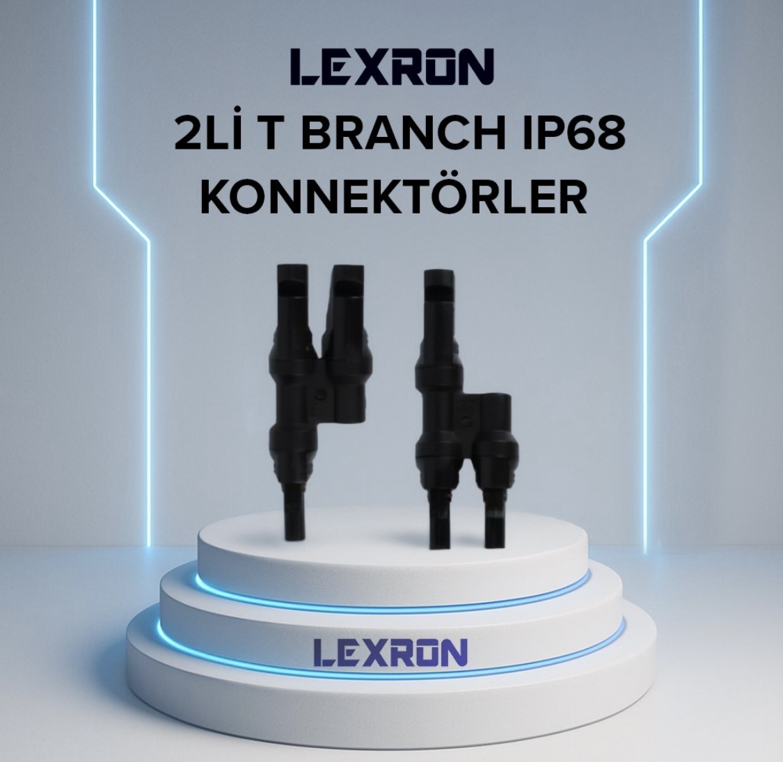 Lexron 2li T Branch IP68 Konnektor