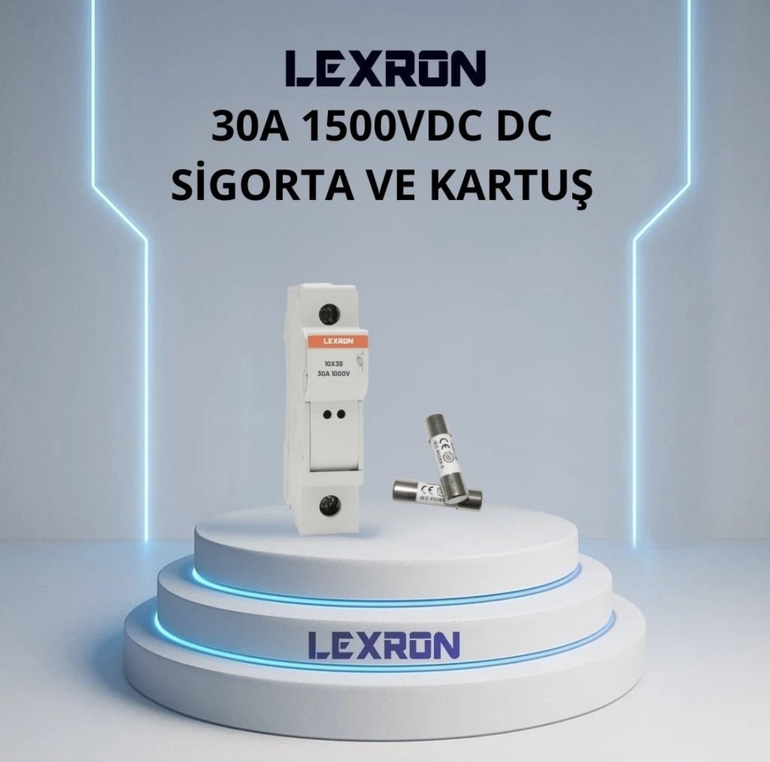 Lexron 30a 1500vdc Dc Sigorta Ve Kartus