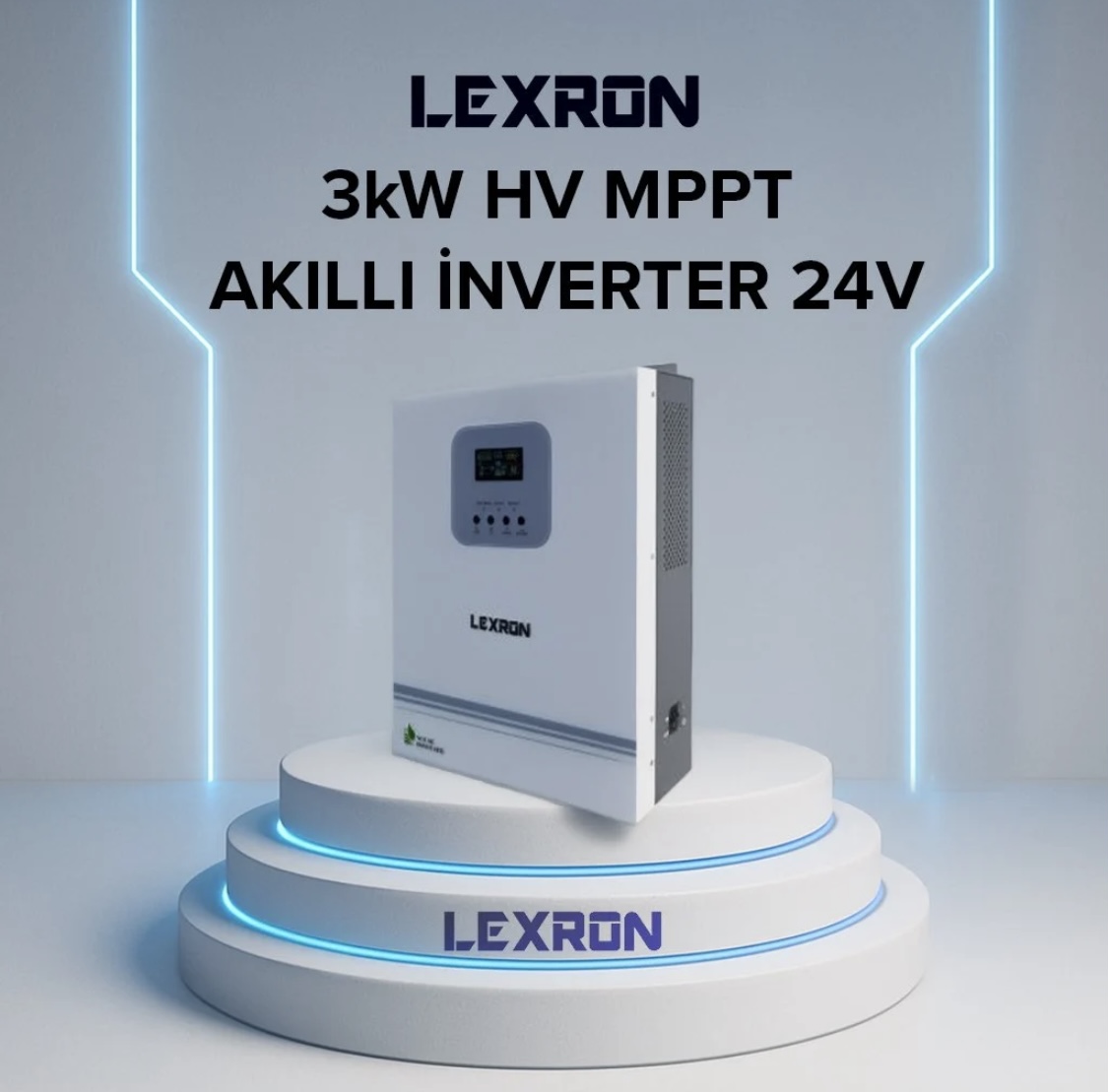 Lexron 3 kW HV MPPT Akilli Inverter 24 V
