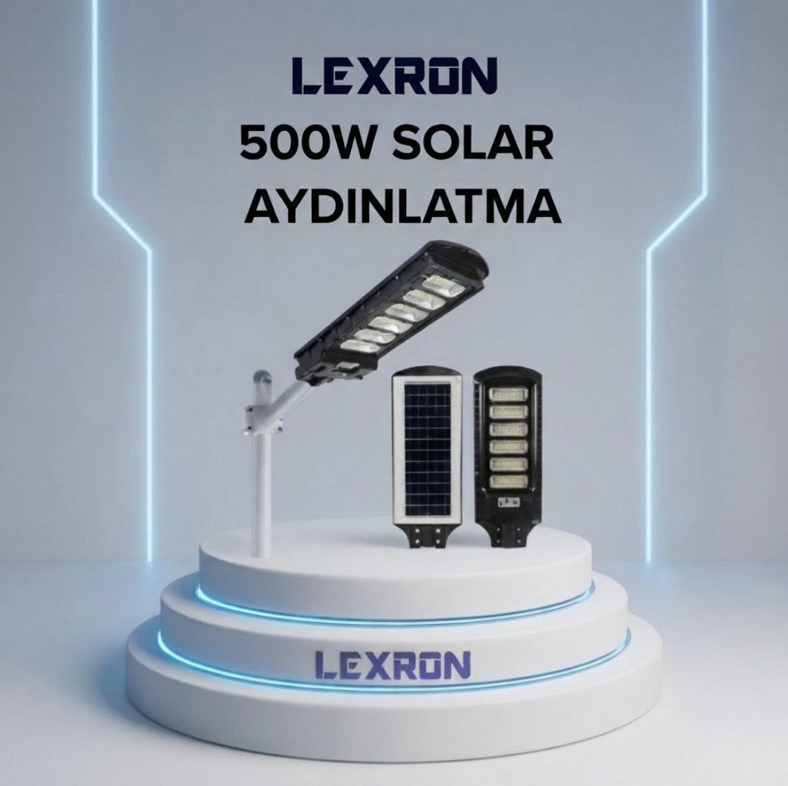 Lexron 500w Solar Aydinlatma
