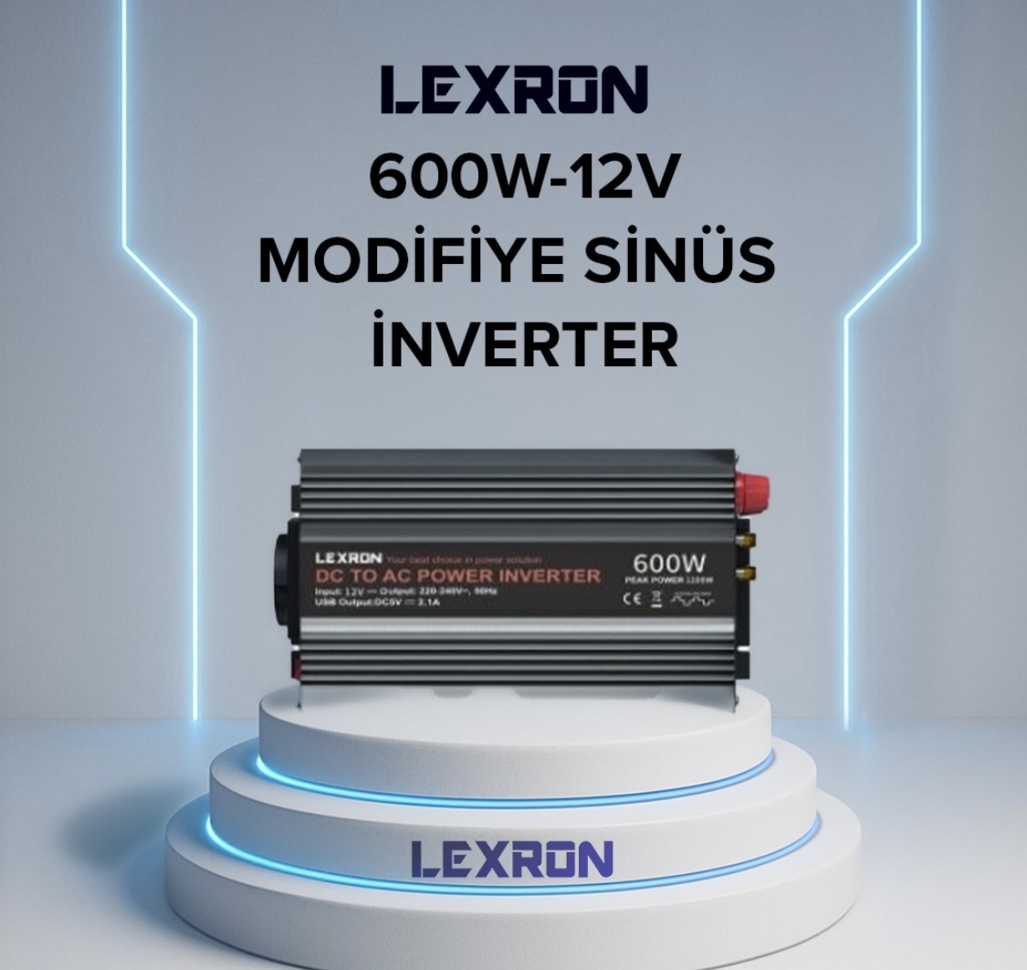 Lexron 600w 12 V Modifiye Sinus Inverter