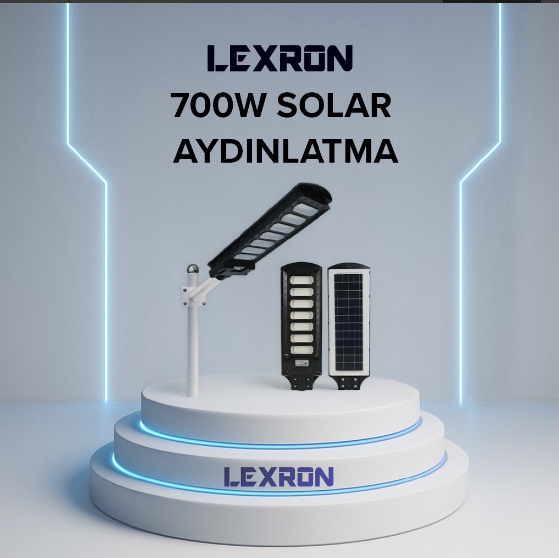 Lexron 700w Solar Aydinlatma