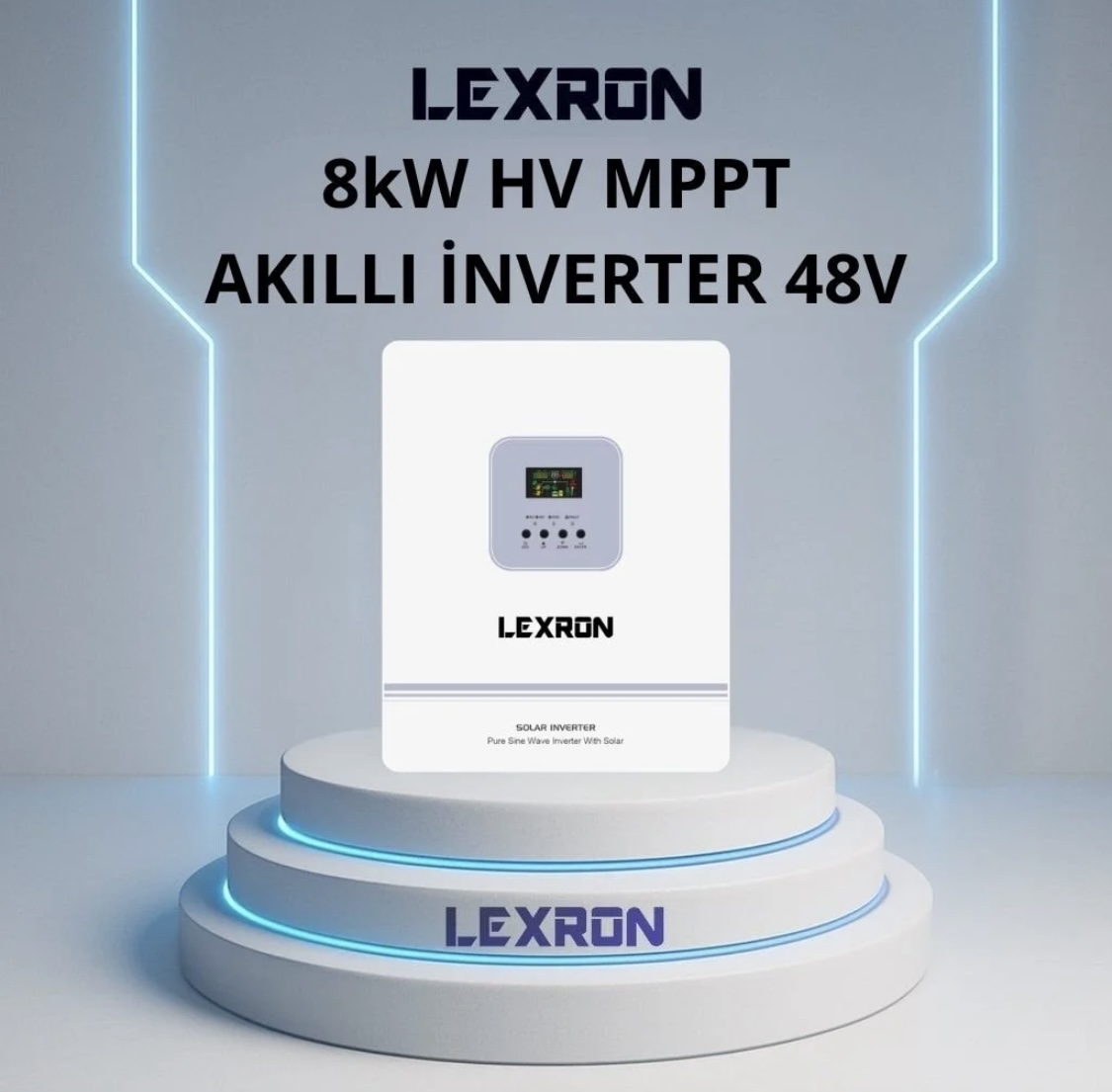 Lexron 8 kW HV MPPT Akıllı İnverter 48V