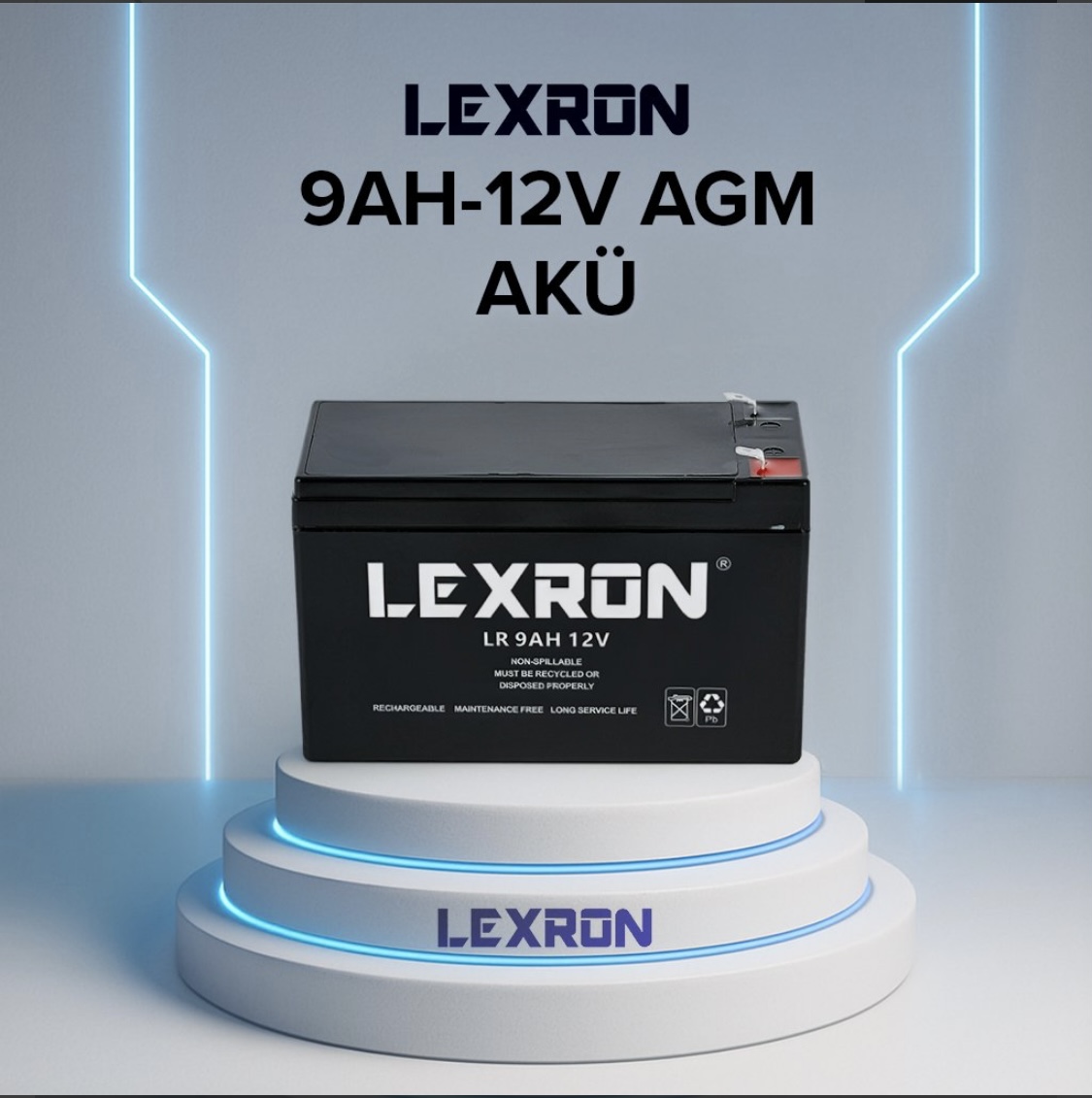 Lexron 9 Ah 12 V AGM Aku