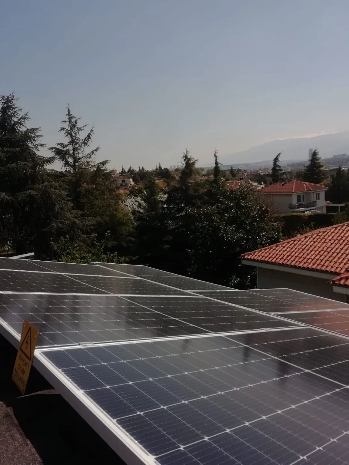 Lexron güneş paneli Antalya villa kurulumu